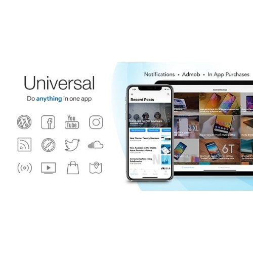 Universal-for-IOS-Full-Multi-Purpose-IOS-app.jpg Universal for IOS – Full Multi-Purpose IOS app - Image 1