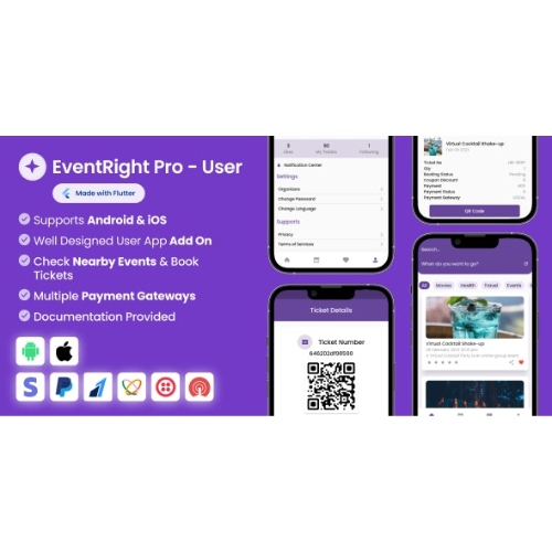 User-App-for-EventRight-Pro-Event-Ticket-Booking-System.jpg User App for EventRight Pro Event Ticket Booking System - Image 1