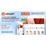 UzMart Multi-Vendor E-commerce Marketplace – eCommerce Mobile App, Web, Seller and Admin Panel