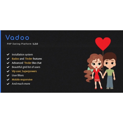 Vadoo-Social-network-dating-system-Nulled.jpg Vadoo – Social network dating script | Social Networking - Image 1