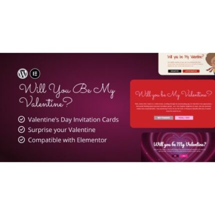 Valentine’s Day Invitations for Elementor