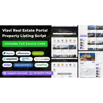 Viavi Real Estate Portal – Property Listing Script