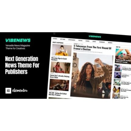 Vibenews – Newspaper Magazine News Blog WordPress Theme + WooCommerce