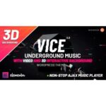 Vice: Underground Music Elementor WordPress Theme