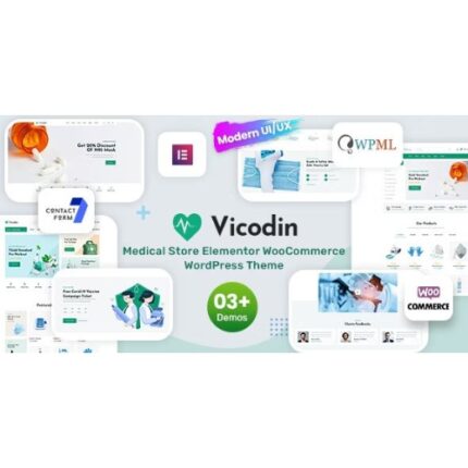 Vicodin – Medical Store WordPress Theme