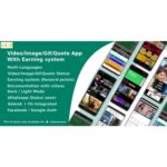 Video/Image/Gif/Quote App With Earning system (Reward points)