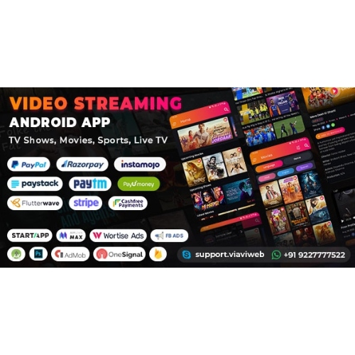 Video-Streaming-Android-App-TV-Shows-Movies-Sports-Videos-Streaming-Live-TV-Nulled.jpg Video Streaming Android App (TV Shows, Movies, Sports, Videos Streaming, Live TV) - Image 1