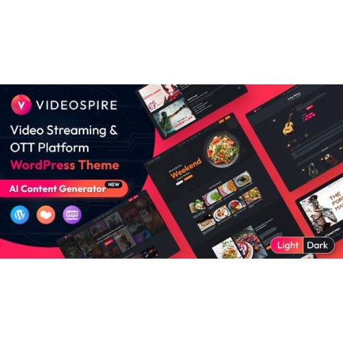 Videospire-Nulled-1.jpg Videospire – Video Blog/Vlog Streaming & OTT Platform WordPress Theme with AI Content Generator - Image 1