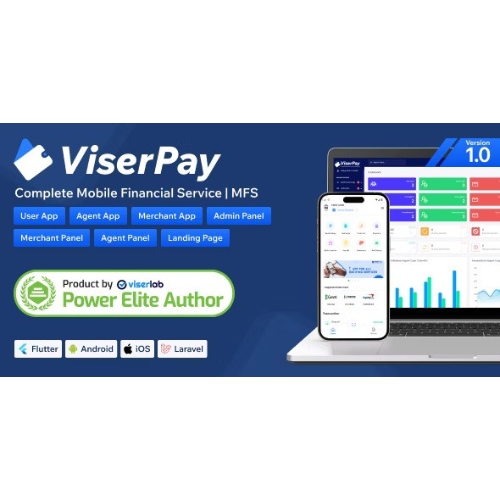 ViserPay-Complete-Mobile-Financial-Service-MFS.jpg ViserPay – Complete Mobile Financial Service | MFS - Image 1