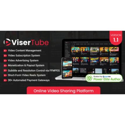 ViserTube – Online Video Sharing Platform