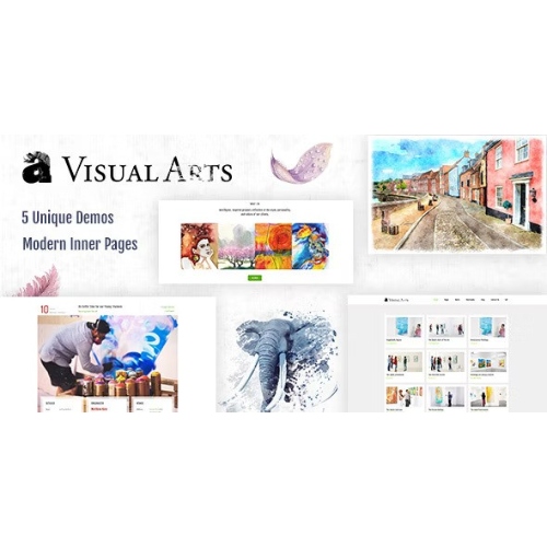 Visual-Art-Gallery-WordPress-Theme.jpg Visual Art | Gallery WordPress Theme - Image 1