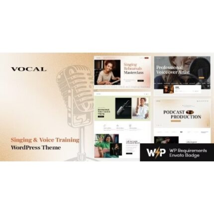 Vocal – Singing & Voice Artist WordPress Theme