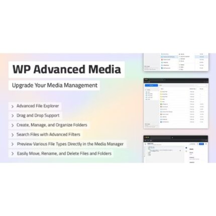 WP Advanced Media – Powerful File Management for WordPress