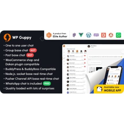 WP Guppy Pro – A live chat plugin for WordPress, WooCommerce and BuddyPress