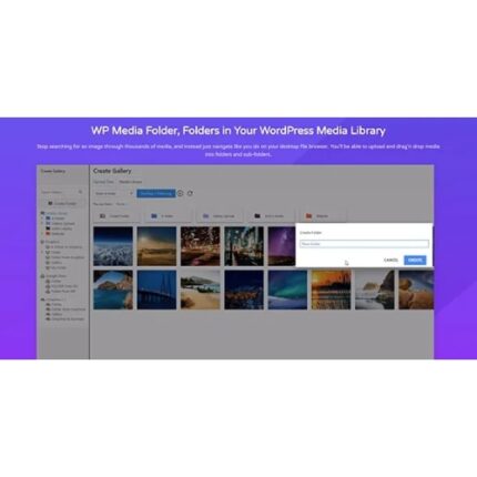 WP Media Folder – + Cloud addon + Gallery addon