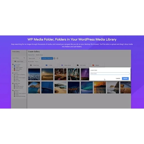 WP-Media-Folder.jpg WP Media Folder – + Cloud addon + Gallery addon - Image 1