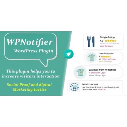 WPNotifier – Notification WordPress Marketing Plugin For Visitors Attention and Social Proof