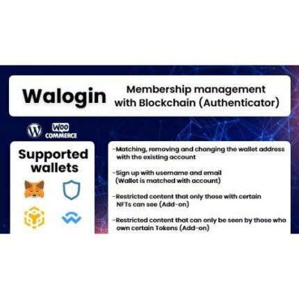 Walogin – Membership management with Blockchain (Authenticator)