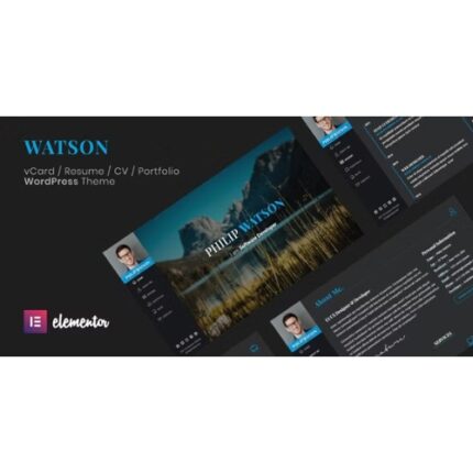 Watson Resume WordPress Theme