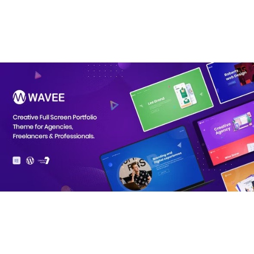 Wavee-Creative-Portfolio-WordPress-Theme.jpg Wavee – Creative Portfolio WordPress Theme - Image 1