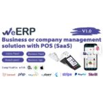 WeERP (SAAS) – Business or company management solution with POS including web panel