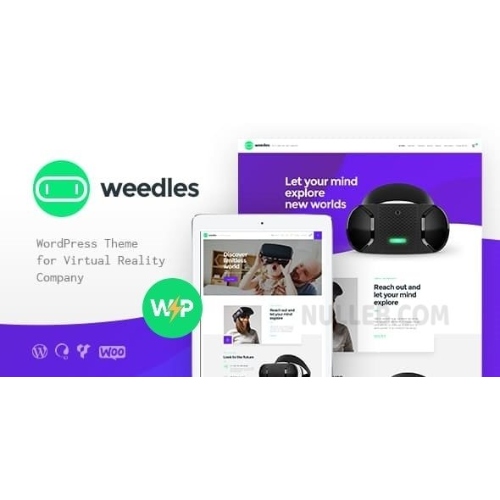 Weedles-Virtual-Reality-Landing-Page-Store-WordPress-Theme.jpg Weedles | Virtual Reality Landing Page & Store WordPress Theme - Image 1
