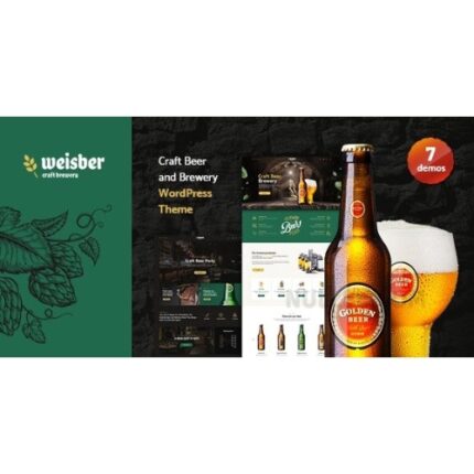 Weisber – Craft Beer & Brewery WordPress Theme