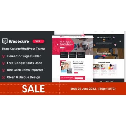 Wesecure – Home Security WordPress Theme