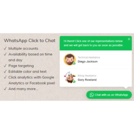 WhatsApp Click to Chat Plugin for WordPress