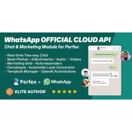 WhatsApp Official Cloud API Chat & Marketing module for Perfex CRM