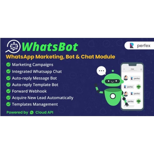 WhatsBot-WhatsApp-Marketing-Bot-Chat-Module-for-Perfex-CRM-1.jpg WhatsBot – WhatsApp Marketing, Bot & Chat Module for Perfex CRM - Image 1