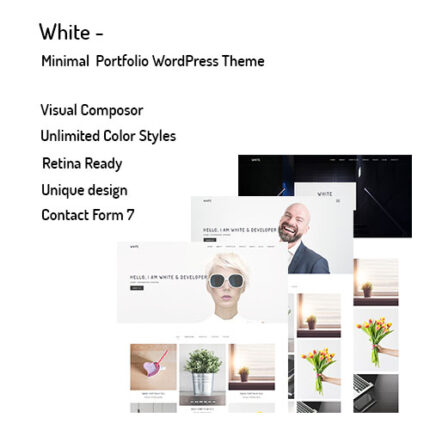 White – Minimal Portfolio WordPress Theme