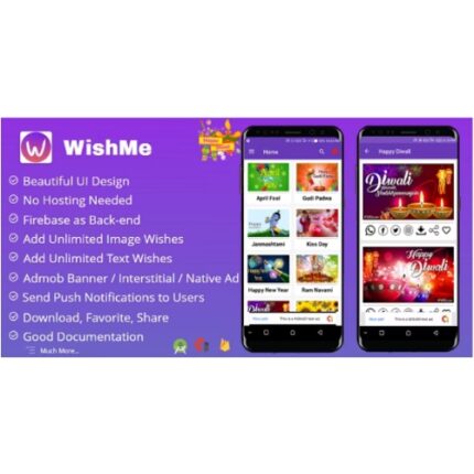 WishMe – Festival Wishes Android App With Firebase Back-end