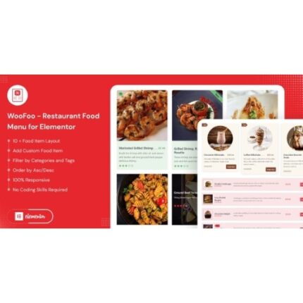 WooFoo – Restaurant Food Menu for Elementor