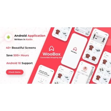 WooBox – WooCommerce Android App E-commerce Full Mobile App + kotlin | Full Applications