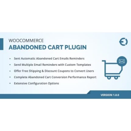 WooCommerce Abandoned Cart Email Plugin, Recover Abandoned Carts