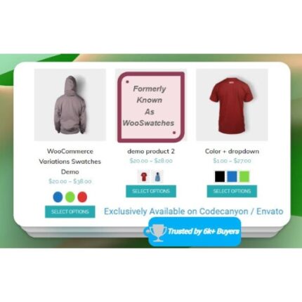 WooCommerce Color or Image Variation Swatches