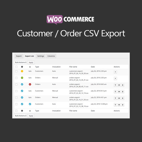 WooCommerce-Customer-Order-CSV-Export.jpg WooCommerce Customer/Order CSV Export - Image 1