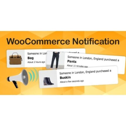 WooCommerce Notification | Boost Your Sales – Live Feed Sales – Recent Sales Popup – Upsells