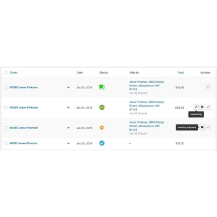 WooCommerce Order Details