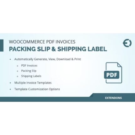 WooCommerce PDF Invoice, Packing Slip & Shipping Label