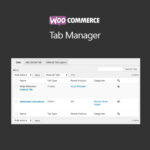 WooCommerce Tab Manager