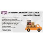 Woocommerce Shipping Cost Calculator On Product Page