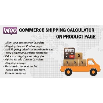 Woocommerce Shipping Cost Calculator On Product Page