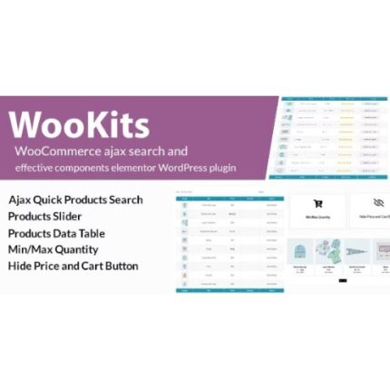 Wookits – WooCommerce ajax search and effective components elementor WordPress plugin