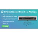 WordPress Infinite Related Next Post Manager