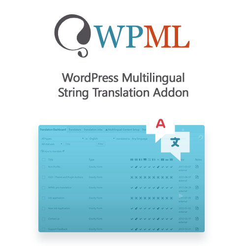 WordPress-Multilingual-String-Translation-Addon.jpg WordPress Multilingual String Translation Addon - Image 1