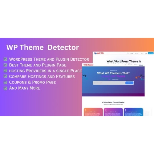 WordPress-Theme-Detector-and-Web-Hosting-Comparison-React-NextJS-script.jpg WordPress Theme Detector and Web Hosting Comparison React NextJS script - Image 1