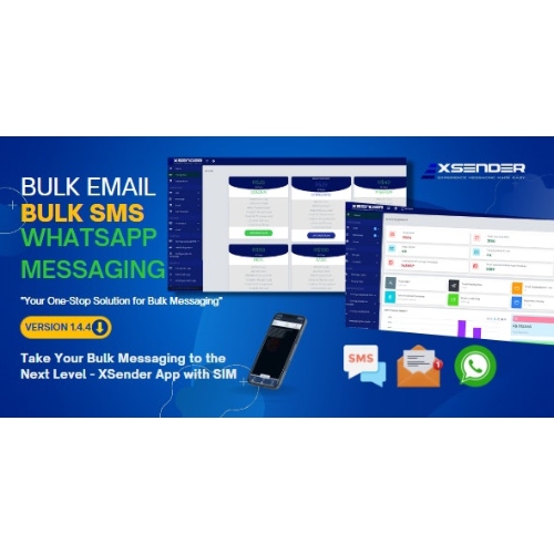 XSender-Bulk-Email-SMS-WhatsApp-Messaging-Application-Nulled-1.jpg XSender – Bulk Email, SMS and WhatsApp Messaging Application - Image 1