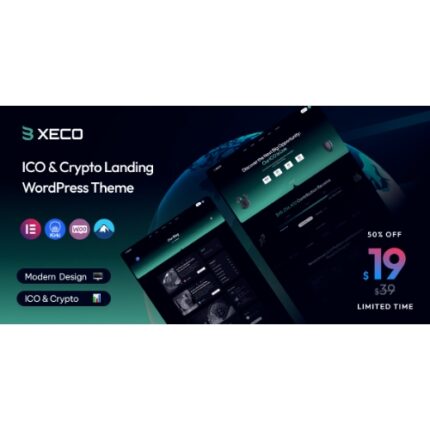 Xeco – ICO & Crypto Landing WordPress Theme
